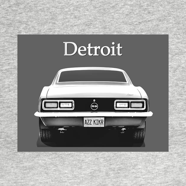 Detroit Muscle BW by Burtney